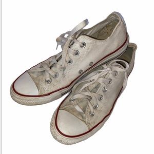 Used White Converse All-Stars